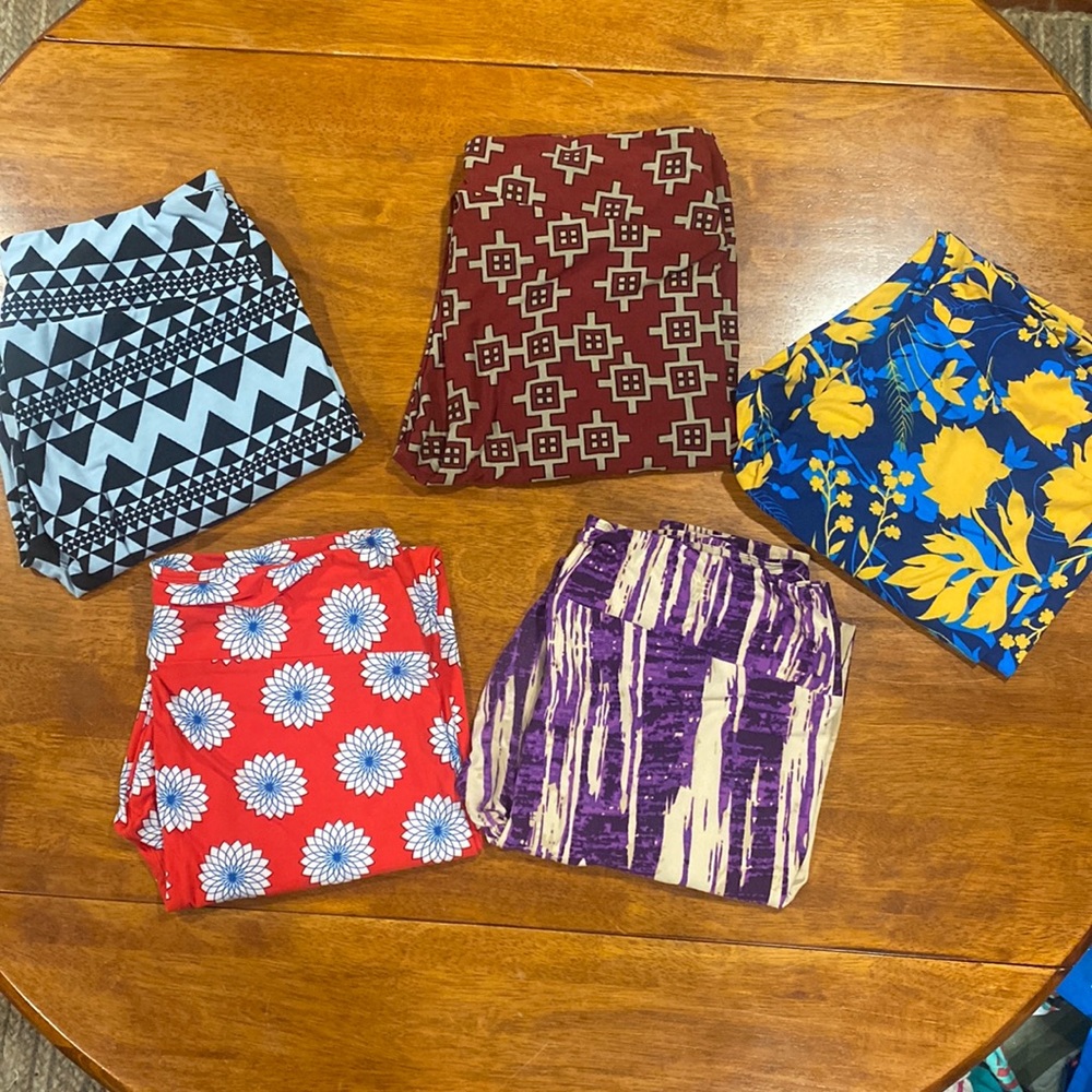 5 pair Lularoe TC leggings